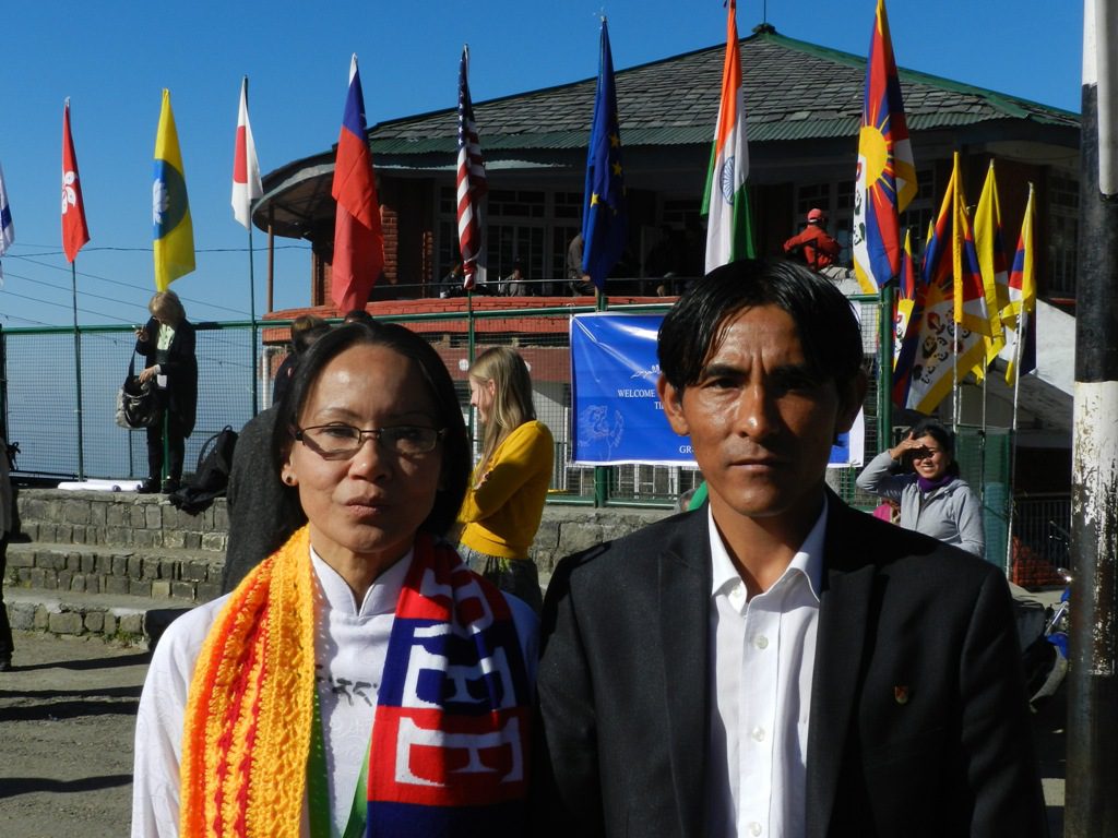 阮氏玉韩在达兰萨拉参加活动 图片取自西藏越南联盟网站
