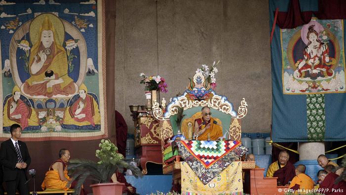 2006年达赖喇嘛访问蒙古/图片来源:AFP/Getty Image