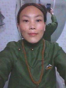 自焚抗议中共的藏人女子桑杰措
