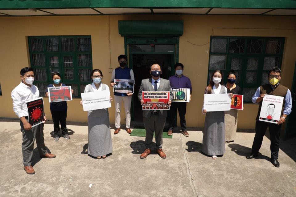 西藏青年会展开线上抗议，要求中共承担隐瞒疫情责任