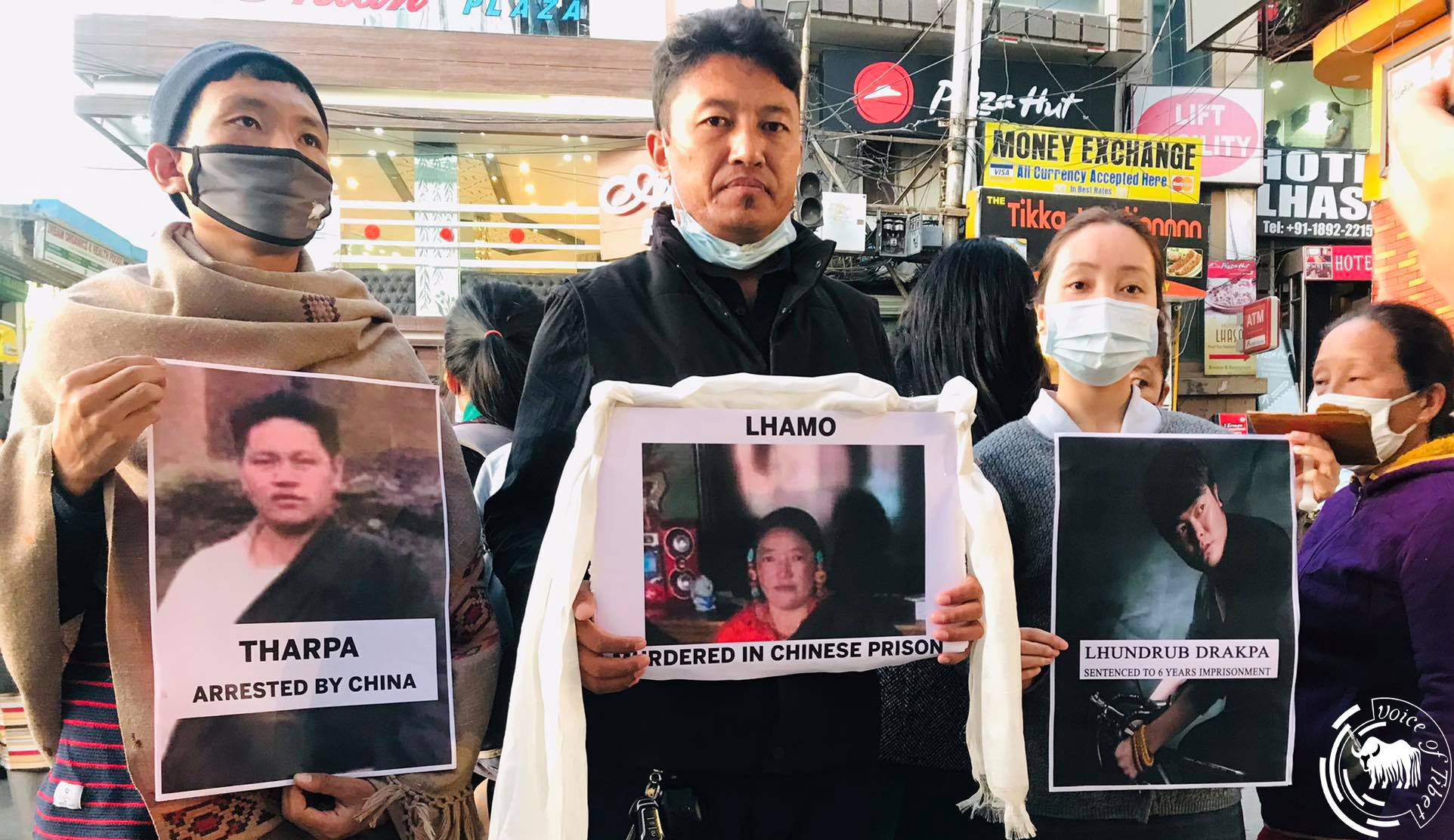 达兰萨拉烛光游行声援比如藏人，流亡藏人组织吁国际社会关注