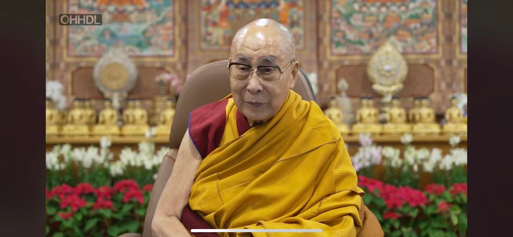 达赖喇嘛赞扬西藏三大寺致力于保护佛教事业