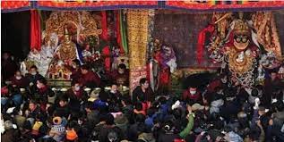 西藏传统佛教节日“白来日追” 