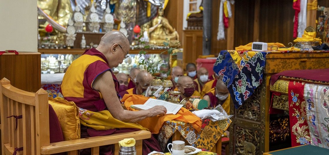 达赖喇嘛传授胜乐金刚灌顶：具信弟子透过网络直播亦将获得加持力