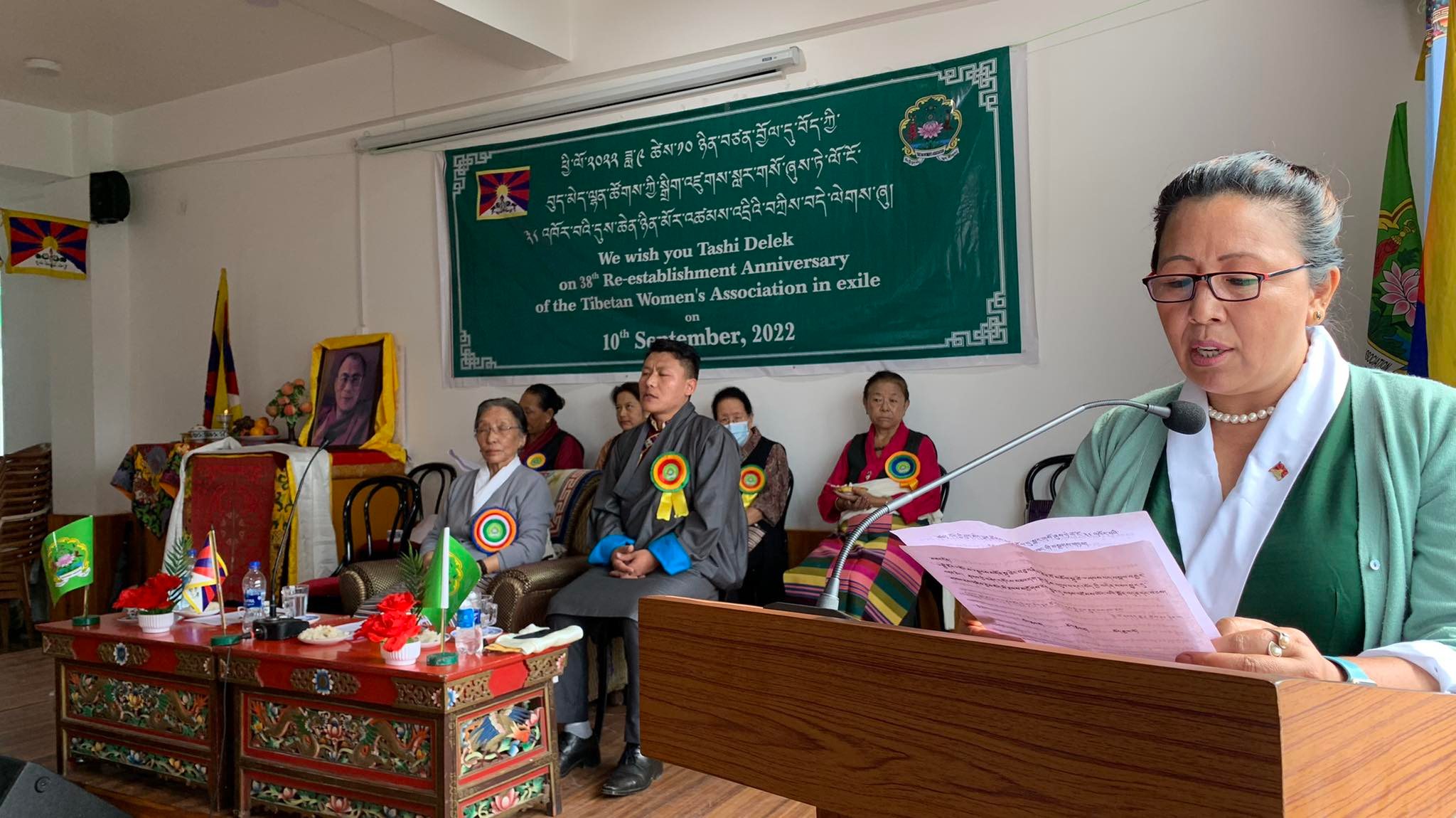 西藏妇女会举办活动纪念该团体在印度重建38周年