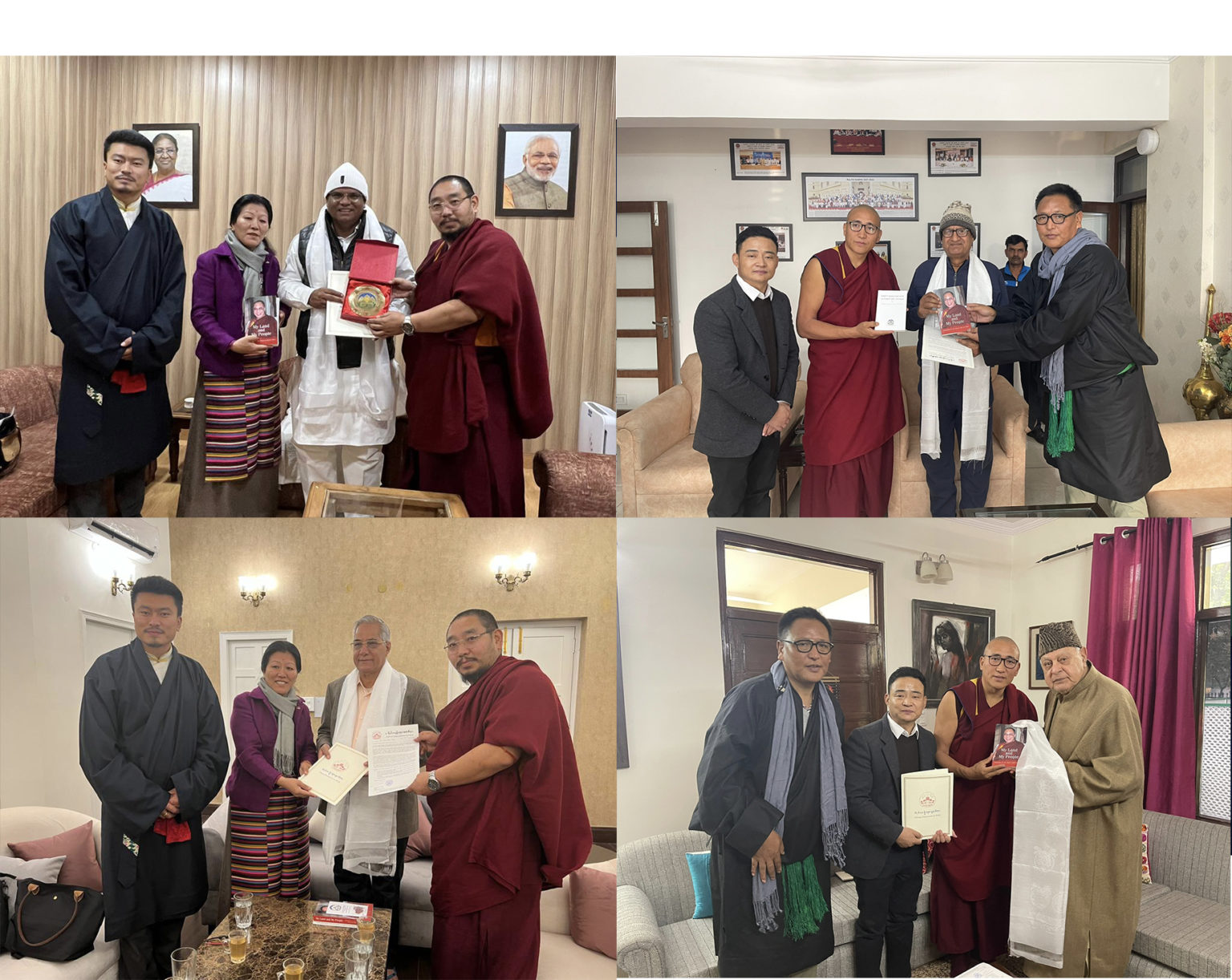 西藏人民议会议员代表团拜访印度政要吁重审“一中政策”
