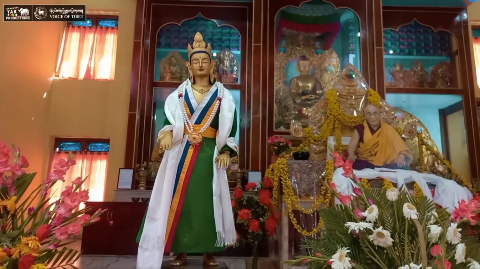 印南宗噶曲德寺祈请达赖喇嘛为新造“觉沃瓦帝桑布”佛像加持- VOT